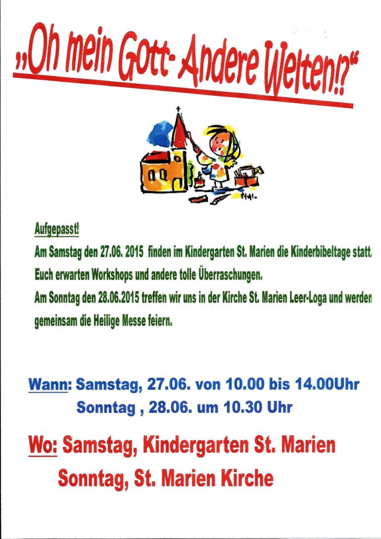 Plakat Kinderbibeltage