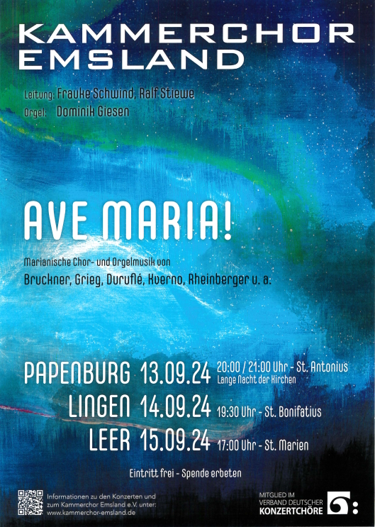 Chor- und Orgelmusik "Ave Maria"